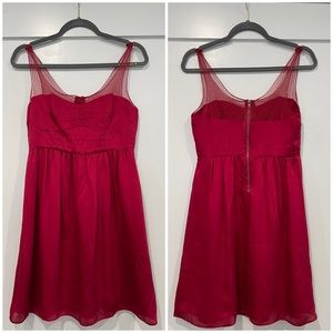 Satin red dress by American Eagle